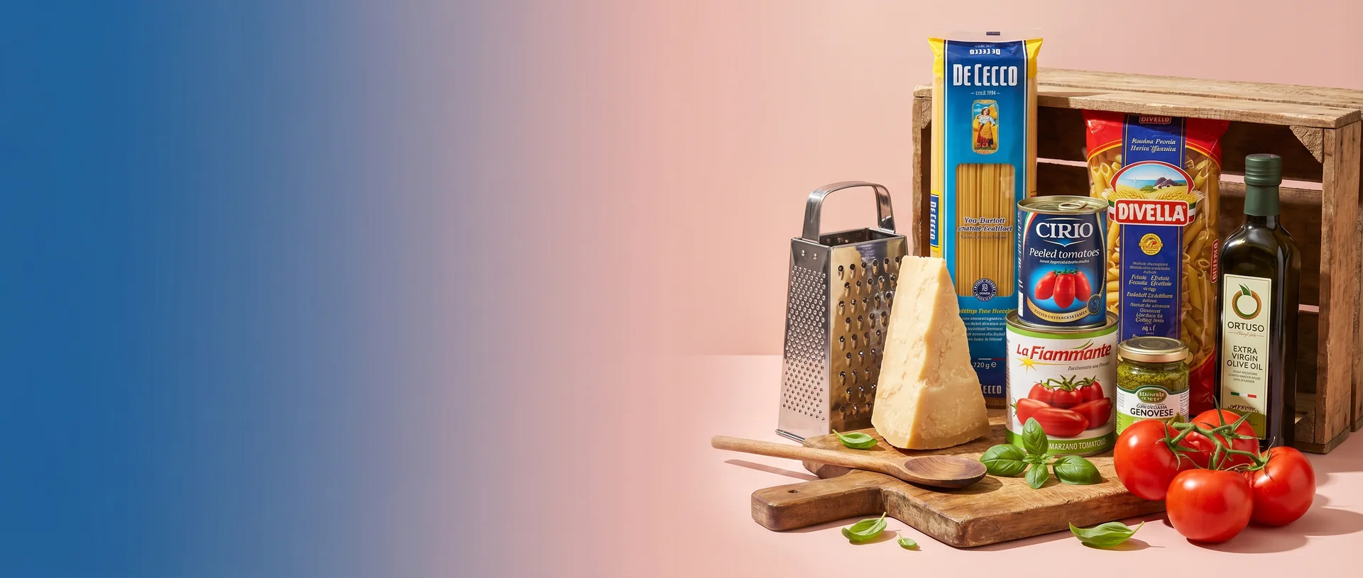 Sélection de produits alimentaires italiens EuroFood