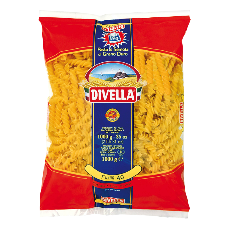 [DVL0401] FUSILLI N40 1KG DIVELLA