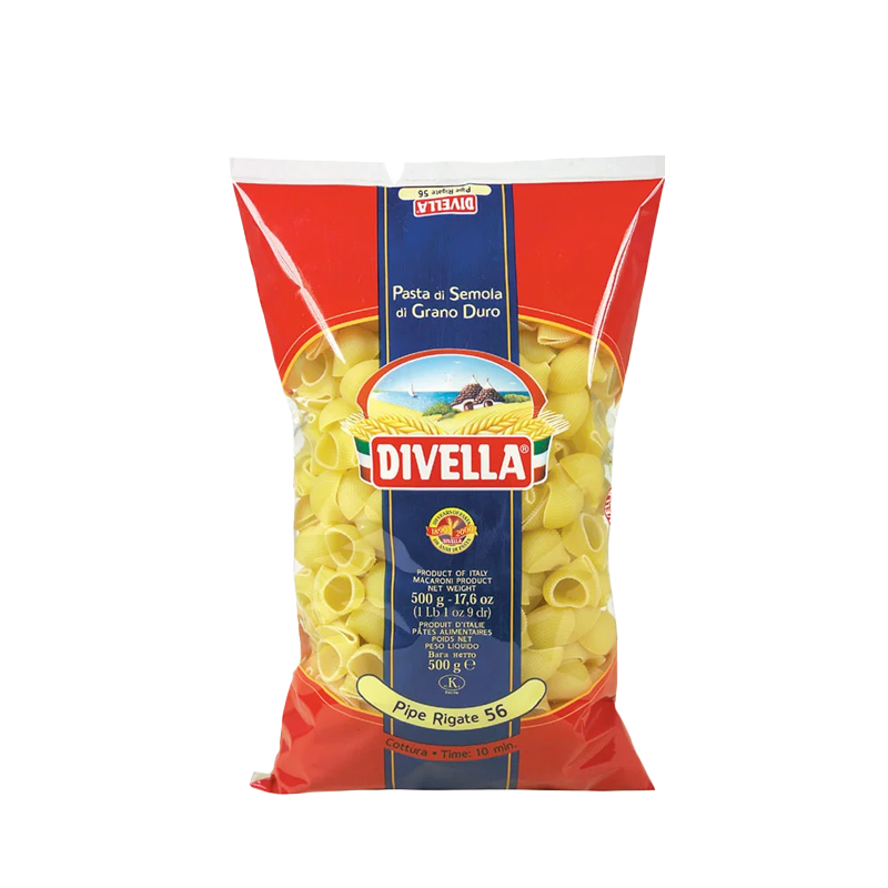 [DVL056] PIPE RIGATE N56 500G DIVELLA
