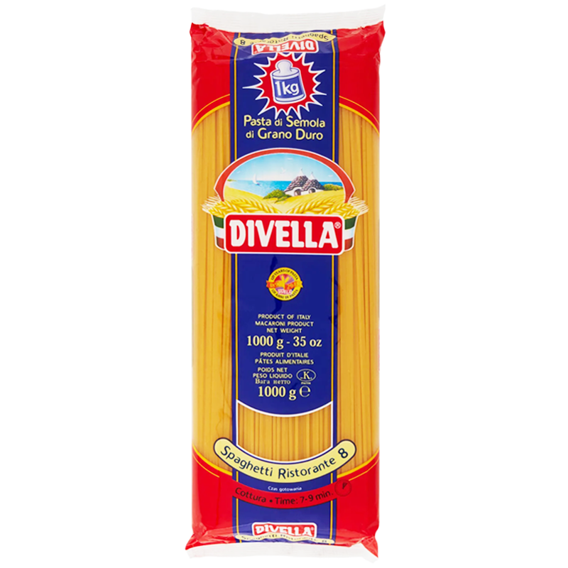 [DVL0081] SPAGHETTI N8 1KG DIVELLA