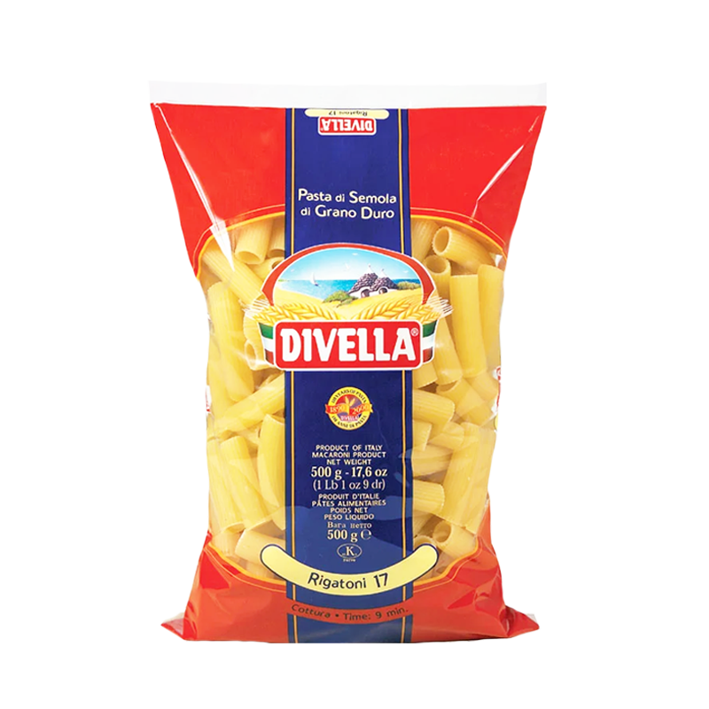 RIGATONI N17 500G DIVELLA