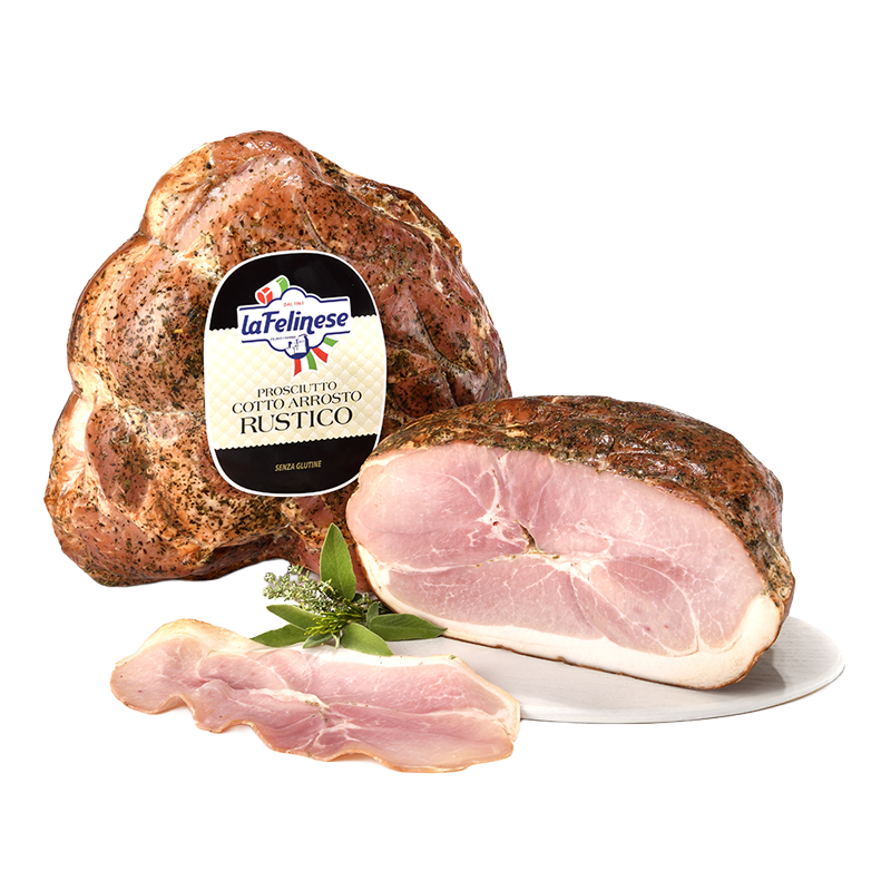 PROSCIUTTO COTTO ARROSTO RUSTICO ERBE - 7,5KG